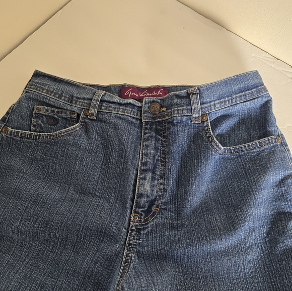 Gloria Vanderbilt Womens Classic Blue Jeans Size10 Med Wash 30x30 Cotton Blend - Picture 5 of 5